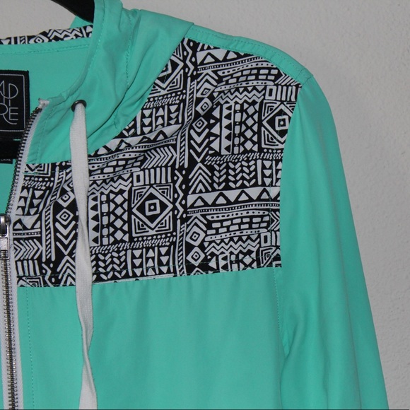 Turquoise Windbreaker - Picture 3 of 4